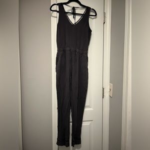 Lightweight dark grey jumpsuit